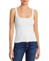 Rag & Bone The Essential Ribbed Tank Top In White