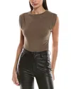 Rag & Bone The Jersey Pleat Tank In Brown