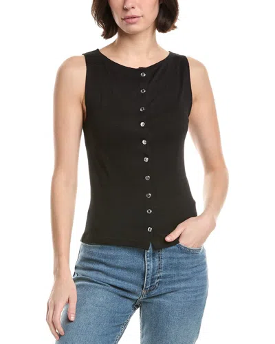 Rag & Bone The Knit Boat Neck Tank In Black