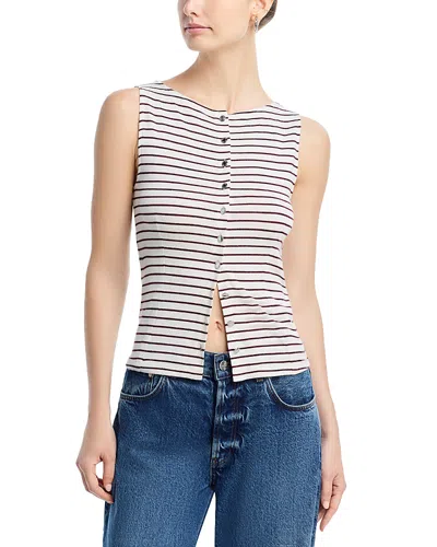 RAG & BONE RAG & BONE THE KNIT STRIPE BOAT NECK TOP