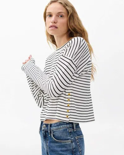 Rag & Bone The Knit Striped Long-sleeve Tee In Multi