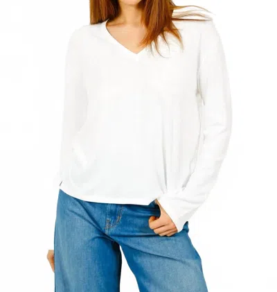Rag & Bone The Knit Vee Ls In White