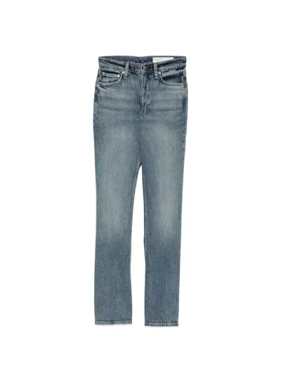 Rag & Bone The Peyton Bootcut Jeans In Blue