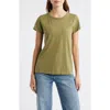 Rag & Bone The Slub Cotton T-shirt In Green