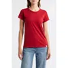 Rag & Bone The Slub Cotton T-shirt In Red