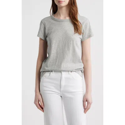 Rag & Bone The Slub Cotton T-shirt In Gray
