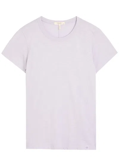 Rag & Bone The Slub Cotton T-shirt In Light Grey