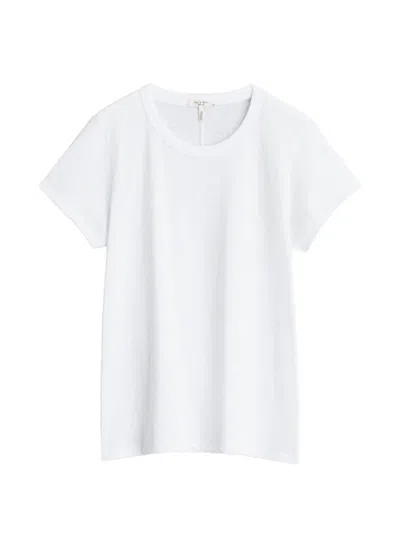 Rag & Bone The Slub Crew-neck T-shirt In White