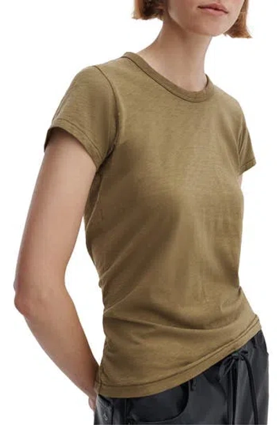 Rag & Bone The Slub Organic Pima Cotton T-shirt In Military O