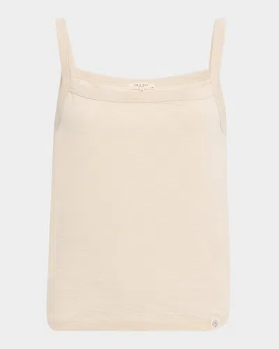 Rag & Bone The Slub Square-neck Tank Top