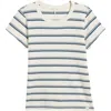 Rag & Bone The Slub Stripe T-shirt In White