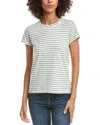 Rag & Bone The Slub Stripe T-shirt In Multi