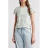 Rag & Bone The Slub Stripe T-shirt In Multi
