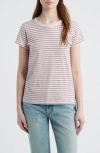 Rag & Bone The Slub Stripe T-shirt In Neutral