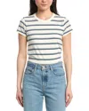 Rag & Bone The Slub Stripe T-shirt In Multi