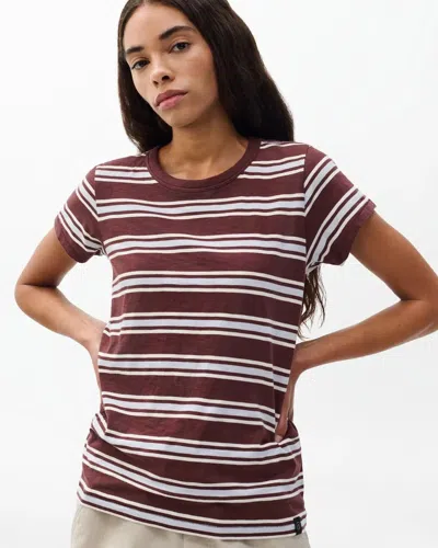 Rag & Bone The Slub Striped Tee