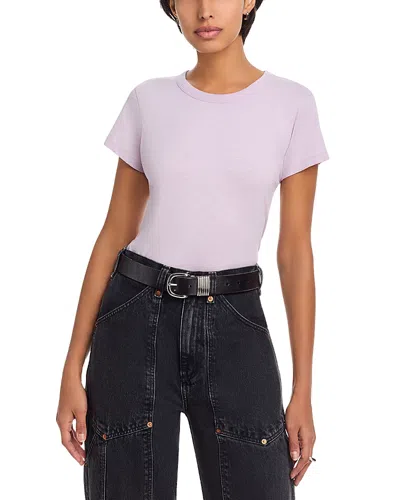 Rag & Bone The Slub Tee In Purple