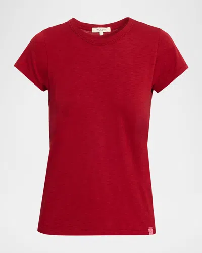 Rag & Bone The Slub Tee In Red