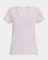Rag & Bone The Slub Vee In Purple