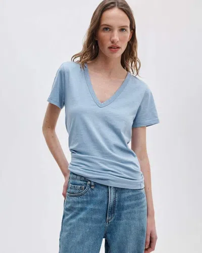 Rag & Bone The Slub Vee In Blue