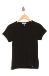 Rag & Bone The Slubbed Core T-shirt In Black