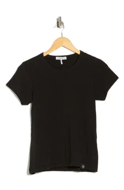 Rag & Bone The Slubbed Core T-shirt In Black
