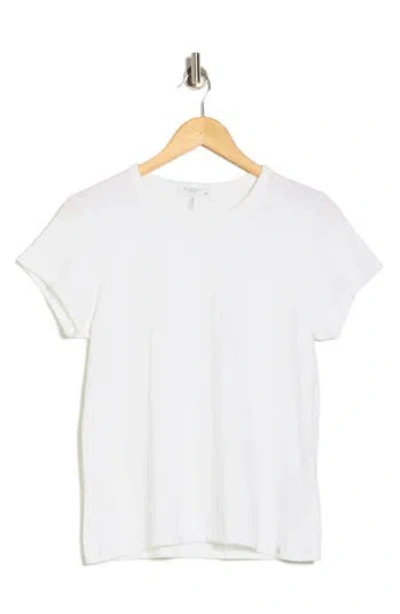 Rag & Bone The Slubbed Core T-shirt In White