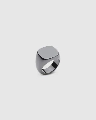 Rag & Bone The Square Signet Ring In Gray