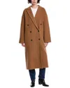 Rag & Bone Thea Italian Splittable Wool-blend Coat In Brown