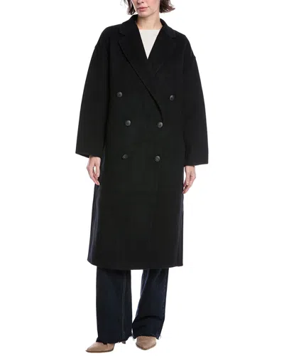 Rag & Bone Thea Wool Coat In Black