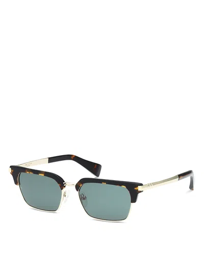Rag & Bone Theo Square Sunglasses, 53mm In Black