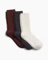 Rag & Bone Three-pack Hiking Socks In Multi