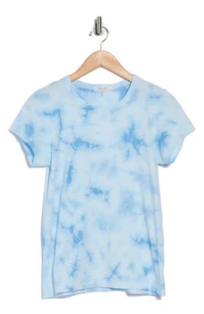 Rag & Bone Tie Dye Cotton T-shirt In Blue