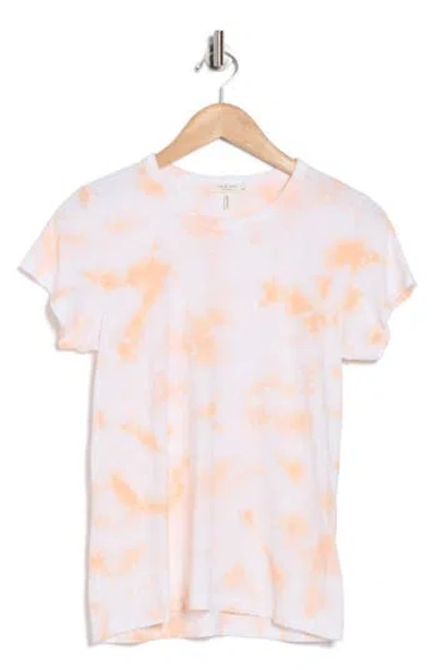 Rag & Bone Tie Dye Cotton T-shirt In Neutral
