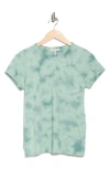 Rag & Bone Tie Dye Cotton T-shirt In Green