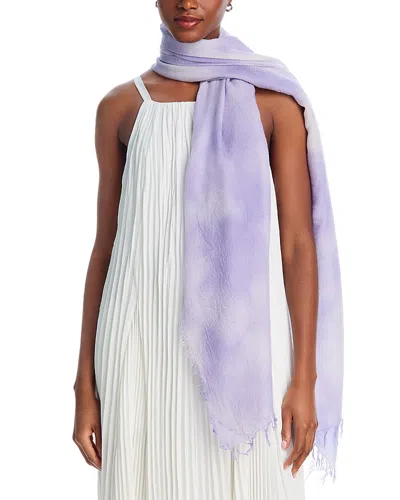 Rag & Bone Tie Dye Scarf In Purple