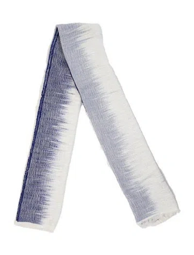 Pre-owned Rag & Bone Tie-dye Print Scarf In Blue