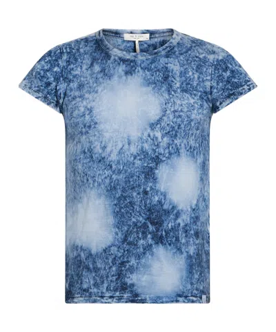Rag & Bone Tie-dye Short-sleeve T-shirts In Blue