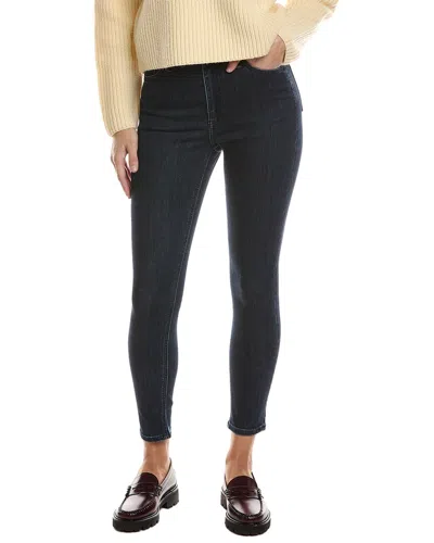 Rag & Bone Tina High-rise Ankle Dark Indigo Skinny Jean In Black