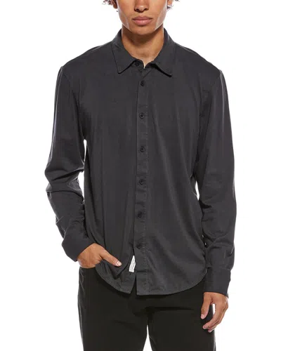 Rag & Bone Tomas Washed Shirt In Black