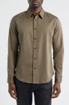 Rag & Bone Tomlin Cotton Dobby Button-up Shirt In Sage