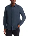 Rag & Bone Tomlin Crosshatch Shirt In Blue