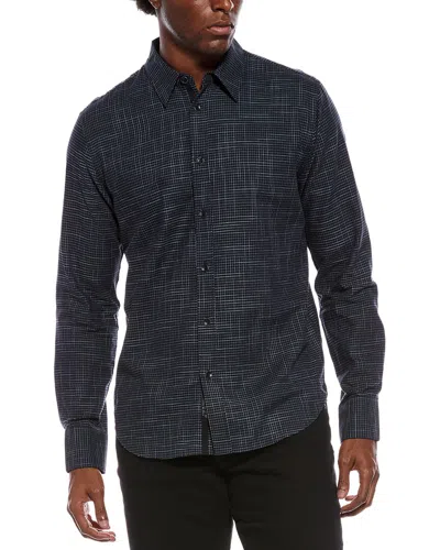 Rag & Bone Tomlin Crosshatch Shirt In Black