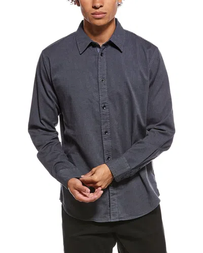 Rag & Bone Tomlin Stretch Dobby Shirt In Blue
