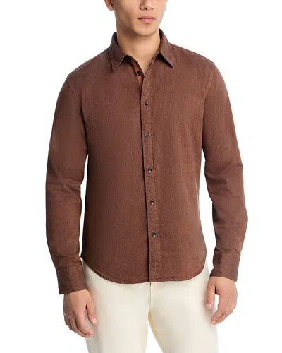 Rag & Bone Finch Cotton-corduroy Shirt In Brown