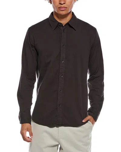 Rag & Bone Tomlin Stretch Dobby Shirt In Black