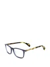 Rag & Bone Rag And Bone Men's Blue Rectangular Eyeglass Frames Rnb7016 In Blue