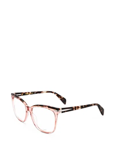 Rag & Bone Tortoiseshell-effect Square-frame Glasses In Brown