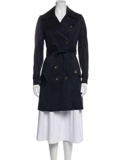Pre-owned Rag & Bone Trench Coat In Blue
