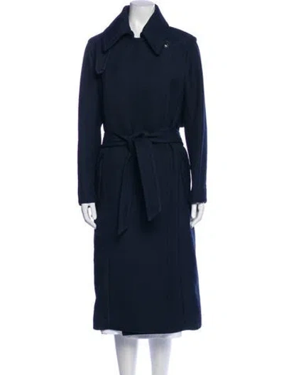 Pre-owned Rag & Bone Trench Coat In Blue